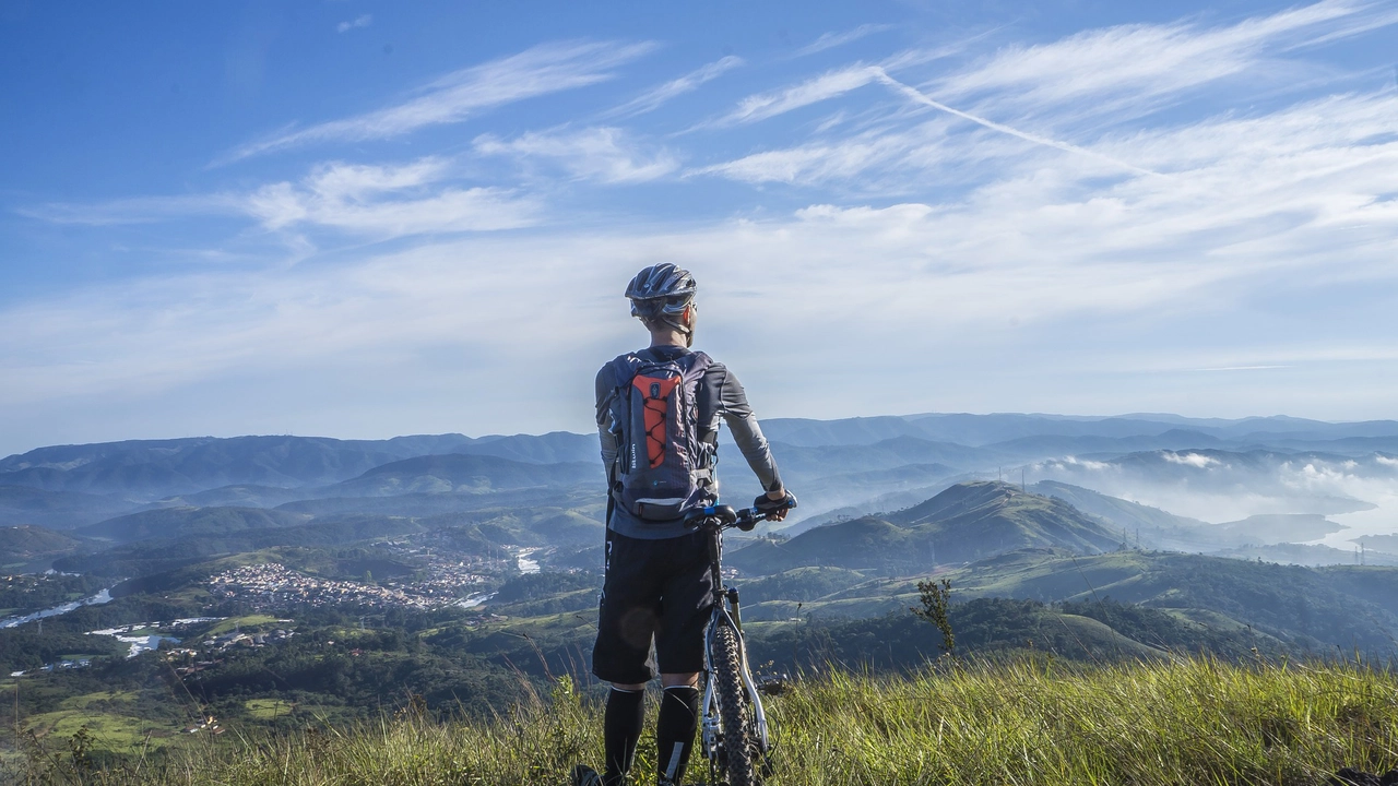 What is it like to go mountain biking for the first time?